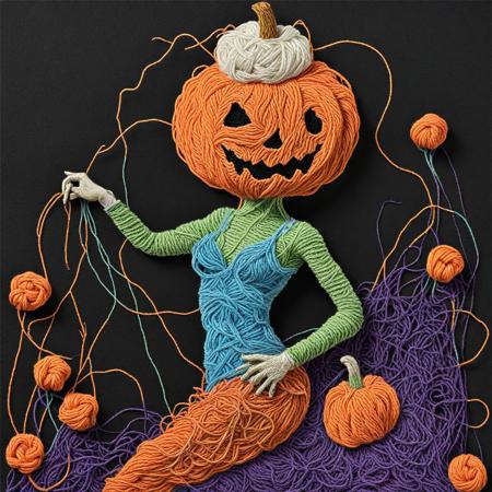 00036-20240102210246-7779-A dancer at a night club Pumpkinhead Yarn art style  _lora_SDXL_Yarn_Art_Style_1.0_ _lora_SDXL-Pumpkinhead-Lora_1_.jpg